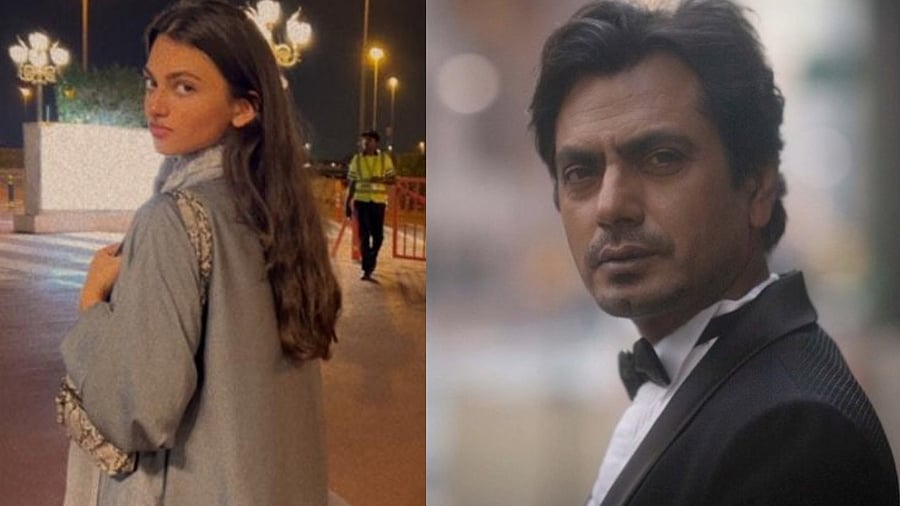 <div class="paragraphs"><p>A collage of Shora Siddiqui and actor Nawaz Siddiqui.</p></div>